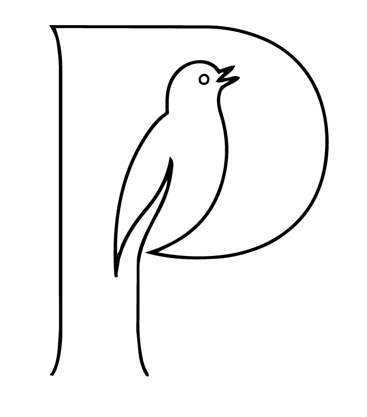 Pieper Logo Vogel schwarz